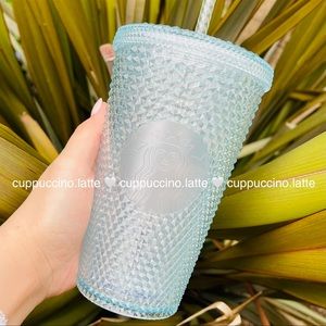 🤍NEW❄️Starbucks 2021 Japan Icey Blue Grande Bling Studded Tumbler
